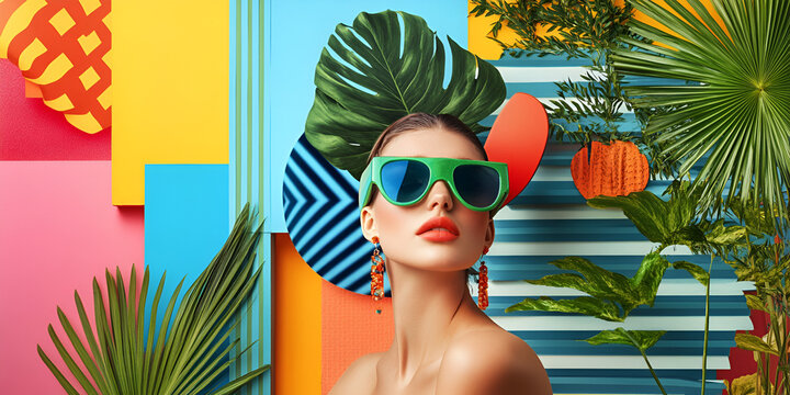 Retro-Inspired Color Pop with Nostalgic Vibes