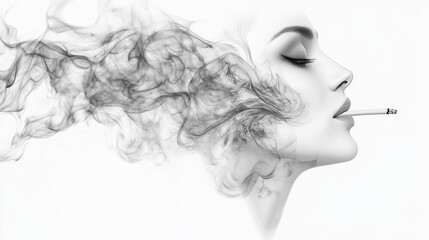 Fototapeta premium No Smoking: A Clear Message for Health and Wellness.