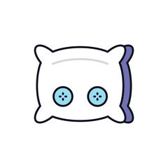 Cushion vector icon