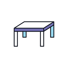 Desk vector icon