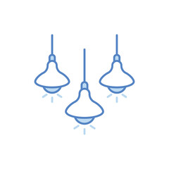 Ceiling Light vector icon