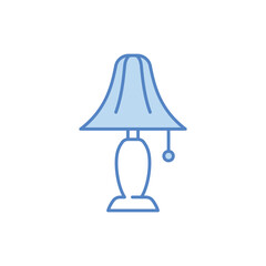 Bedside Lamp vector icon