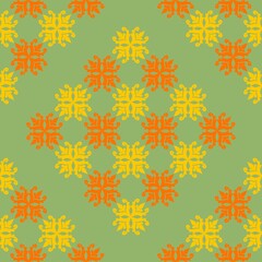seamless pattern with flowers 
