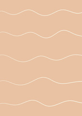 Arrière-plan texturé brun avec vagues de l’océan