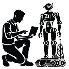 AI Engineer Programming Robot