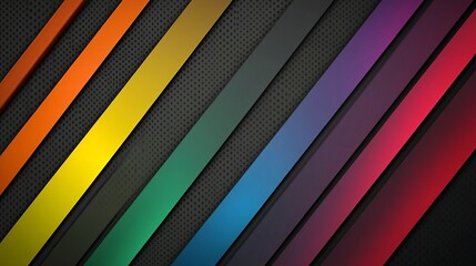 Obraz premium Bright gradient background It has a small grainy surface. Abstract shapes black background colorful banner header poster design. Abstract modern dynamic colors background. 