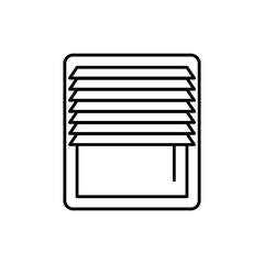 Blinds vector icon