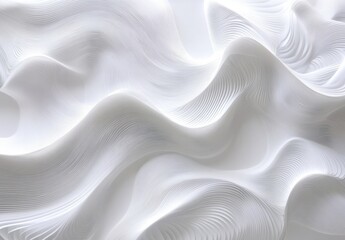 Obraz premium abstract white line wave background