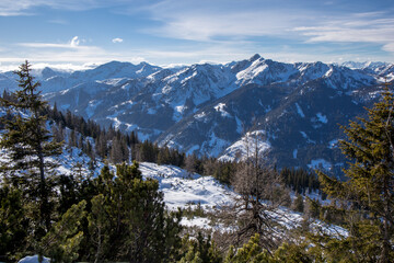 mountain landscape in the alps