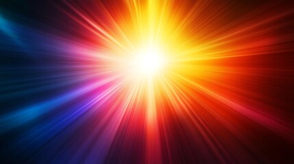 Obraz premium Abstract Futuristic Neon Light Rays Background