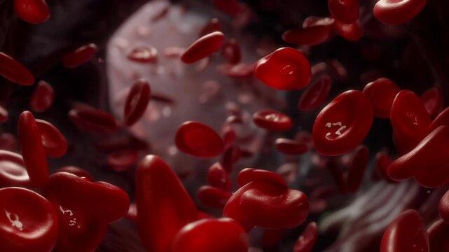 O3 or Ozone molecules combining with blood cells and integrating into the metabolism.	
