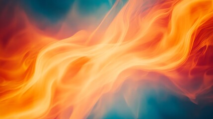 abstract blur orange and blue gradient background with soft transitions and vibrant hues, evoking a sense of warmth, tranquility, and creativity. Ideal for modern, artistic, and minimalist designs 