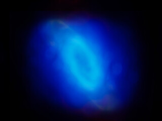 Abstract background with blue and black color for design purpose. Graphic content. Random light shapes. Special effect.