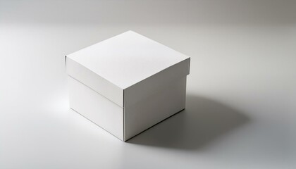 Mockup de caja de packaging en fondo neutro para branding