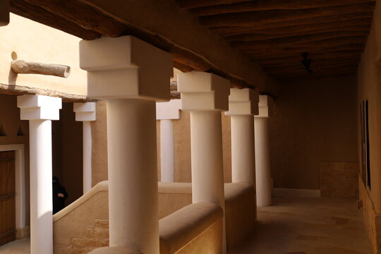 Al Diriyah old capital . Riyadh Saudi Arabia - Diriyah ruins - Saudi culture. National day Saudi Founding Day