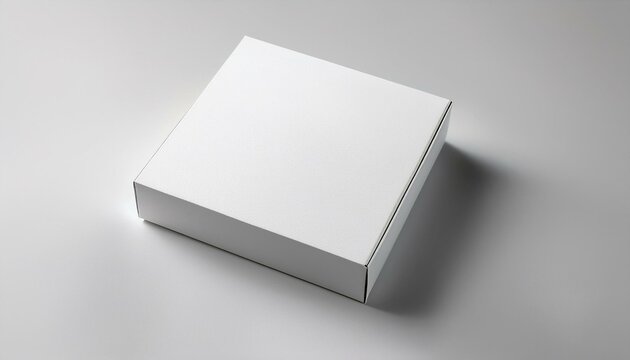 Mockup de caja de packaging en fondo neutro para branding