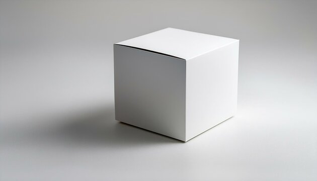 Mockup de caja de packaging en fondo neutro para branding