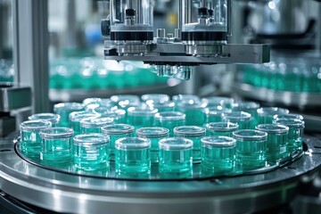 Advanced process of layering lithium-ion cell separators in a modern battery manufacturing facility.