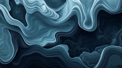 Obraz premium Abstract grey background poster with dynamic waves. technology network Vector illustration.