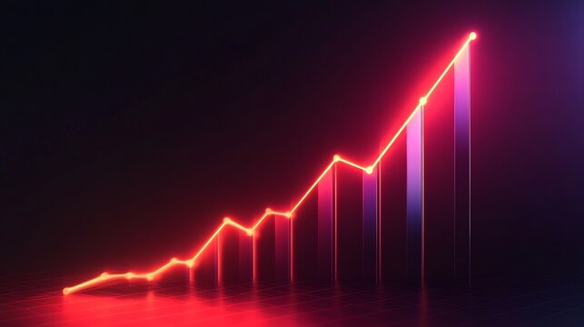 High resolution digital screen displaying a rapidly rising progress bar symbolizing the excitement of a Kickstarter Indiegogo or GoFundMe crowdfunding campaign reaching its funding goal