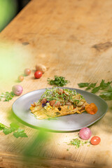 omelette  con papas