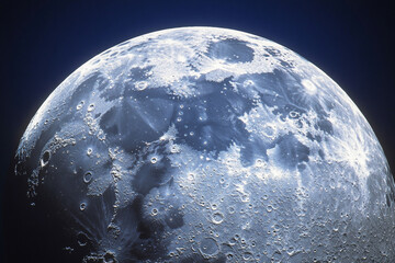       Arafed view of a full moon in the sky with clouds