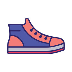 High Top Sneaker Icon