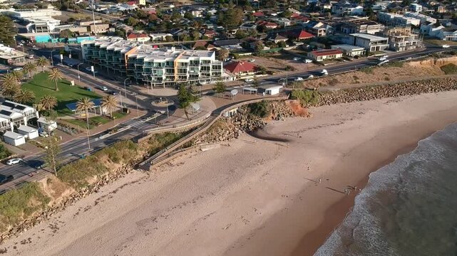 Christies Beach, Southern Adelaide, South Australia &ndash; Aerial Drone Footage of Stunning Coastal Views