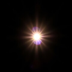 Sunbeam sunlight beam sunshine sunset bright isolated white light rays animation shine or sun effect on black screen glitter shiny bright flare Bokeh light lights background bokeh abstract 