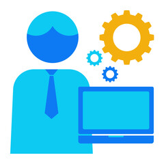 It menager Flat icon