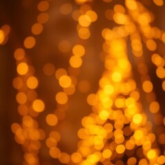 Golden lights and bokeh christmas background Bokeh light lights background bokeh abstract light bright effect shiny