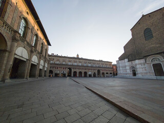 Fototapeta premium Panorama of Bologna city center, Italy