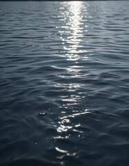 Naklejka premium Softly glowing water surface with delicate ripples , soothing, peaceful