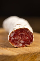 a delicacy made of pork and white mold to give a specific taste to meat