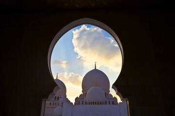 Sheikh Zayed Grand Mosque in Abu Dhabi