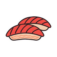 Sushi Asian Food Salmon Nigiri Icon