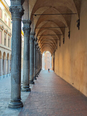 Panorama of Bologna city center, Italy