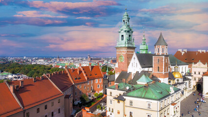 Fototapeta premium Panorama of Krakow