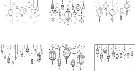 Ramadan and Eid Mubarak Decorative Lantern