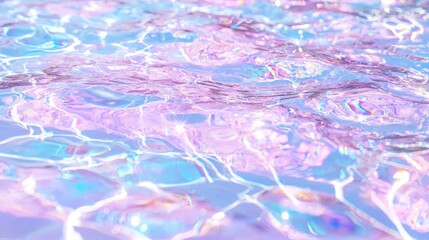 Naklejka premium Abstract water ripples, pastel hues, surface reflections. Possible use for background or design