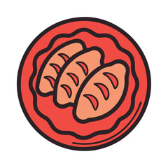 Sushi Asian Food Dumplings Icon