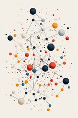 Chemical compounds and atomic structures in a clean, simplified diagram for educational use.