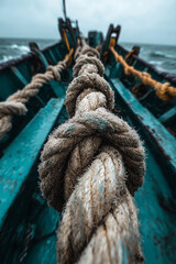 Rope in a boat