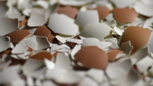 red and white eggshell pile, abstract background, texture