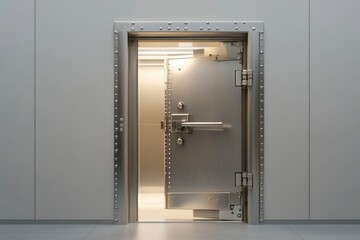 A Massive Steel Vault Door: Security, Protection, and the Intrigue of Hidden Treasures