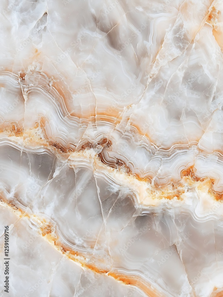 Leinwandbilder stylish natural agate stone surface with unique textured patterns and hues : generative ai