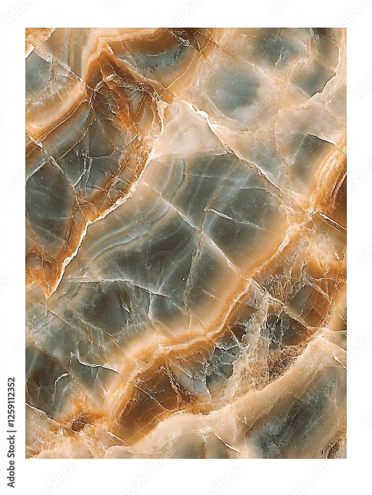 Aufkleber Beautiful marble texture showcasing intricate patterns and rich natural colors : Generative AI