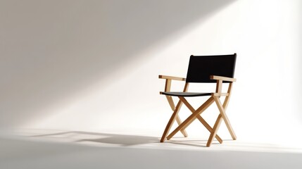 Studio Chair Sunlight Minimalist Background