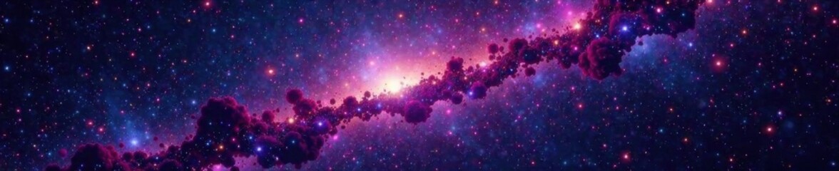 galaxy of vibrant stars against a deep inky blackness, space, celestial