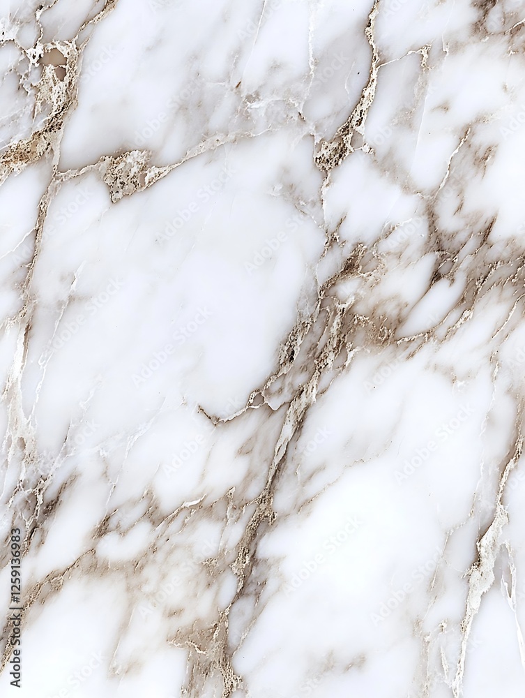 Fototapete stunning white marble textured background with veins and subtle patterns : generative ai